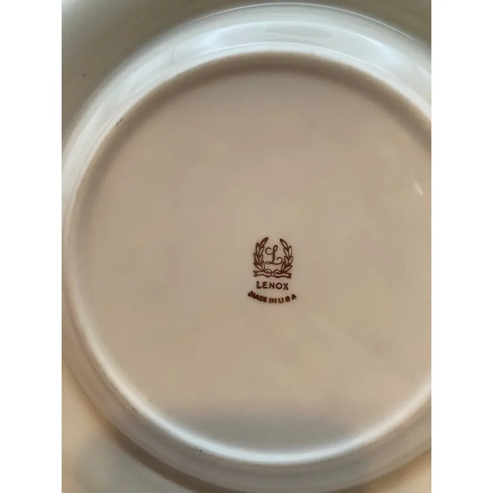 Lenox Holly Berry Small Condiment Gold Rim 8